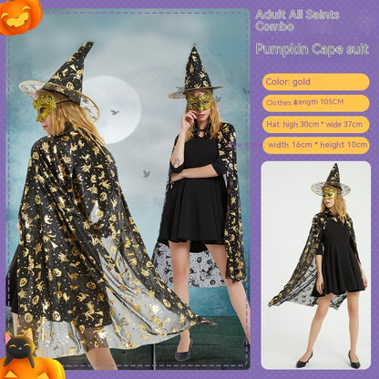 Halloween Costume Play Vampire Suit — in use