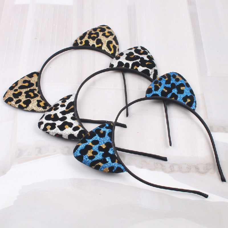 New Glitter Flocking Cat Ears Headband | Magic Stories
