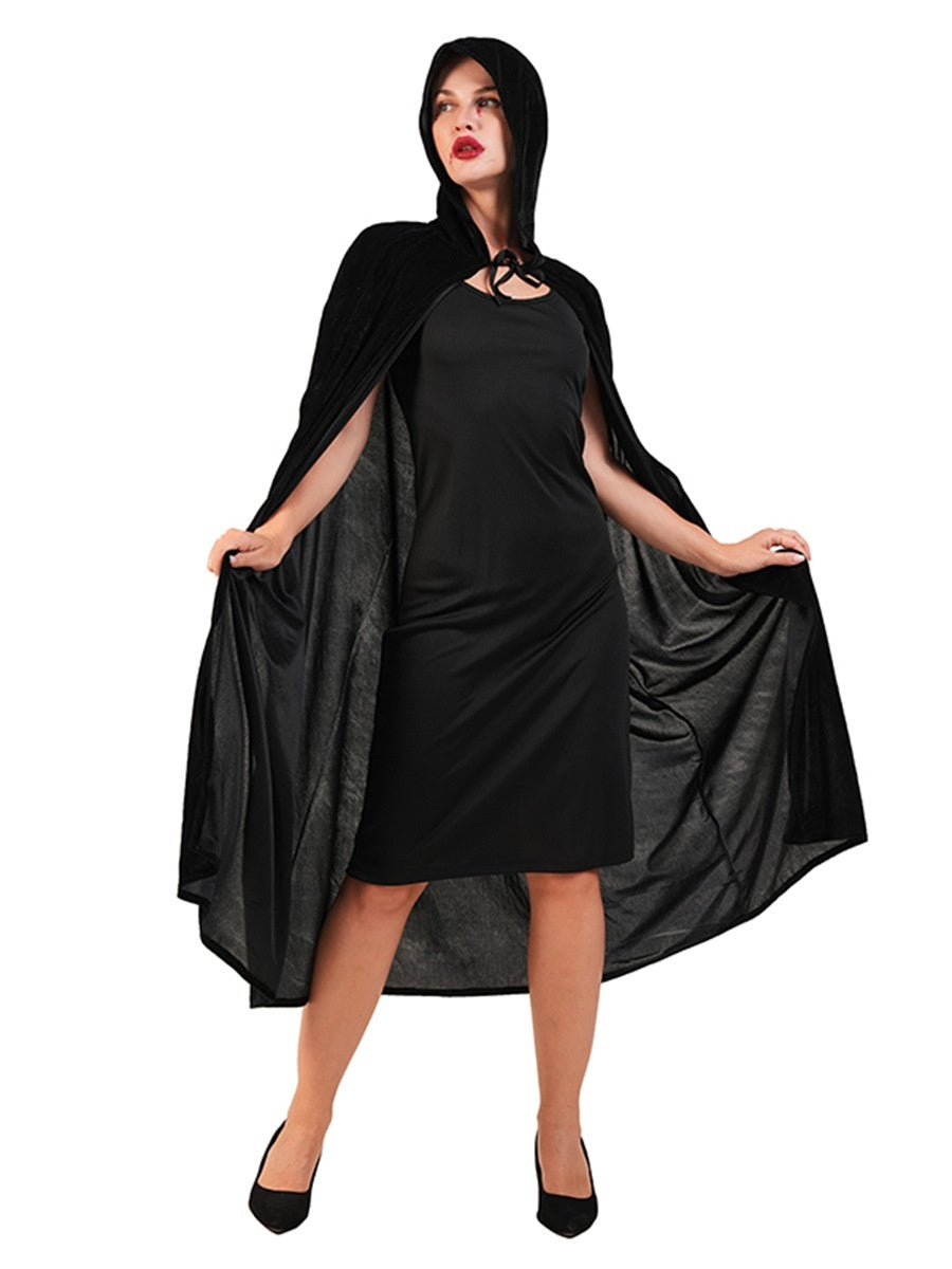 Halloween Scary Vampire Cloak Costume — back view