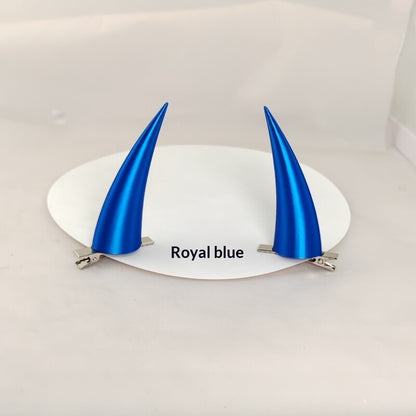 Demon Horn Cosplay Headpiece Prop — back view