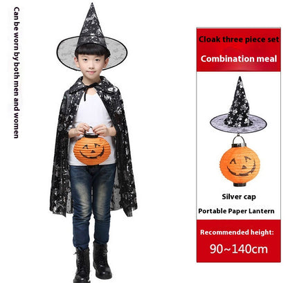 Halloween costume woman magic witch party dress — scale reference