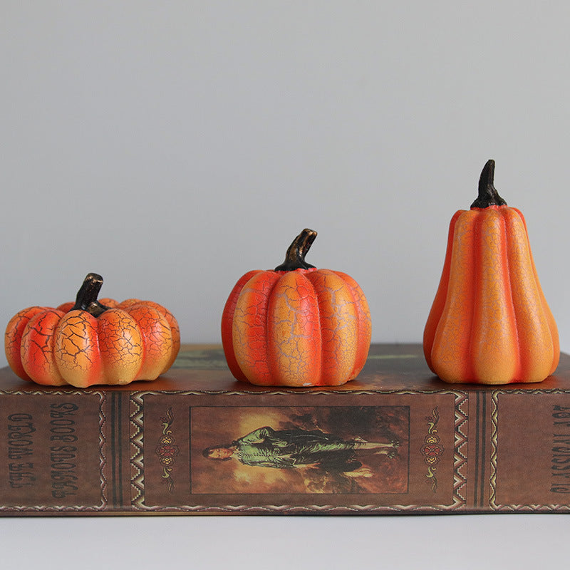Halloween Pumpkin Lantern LED — side view
