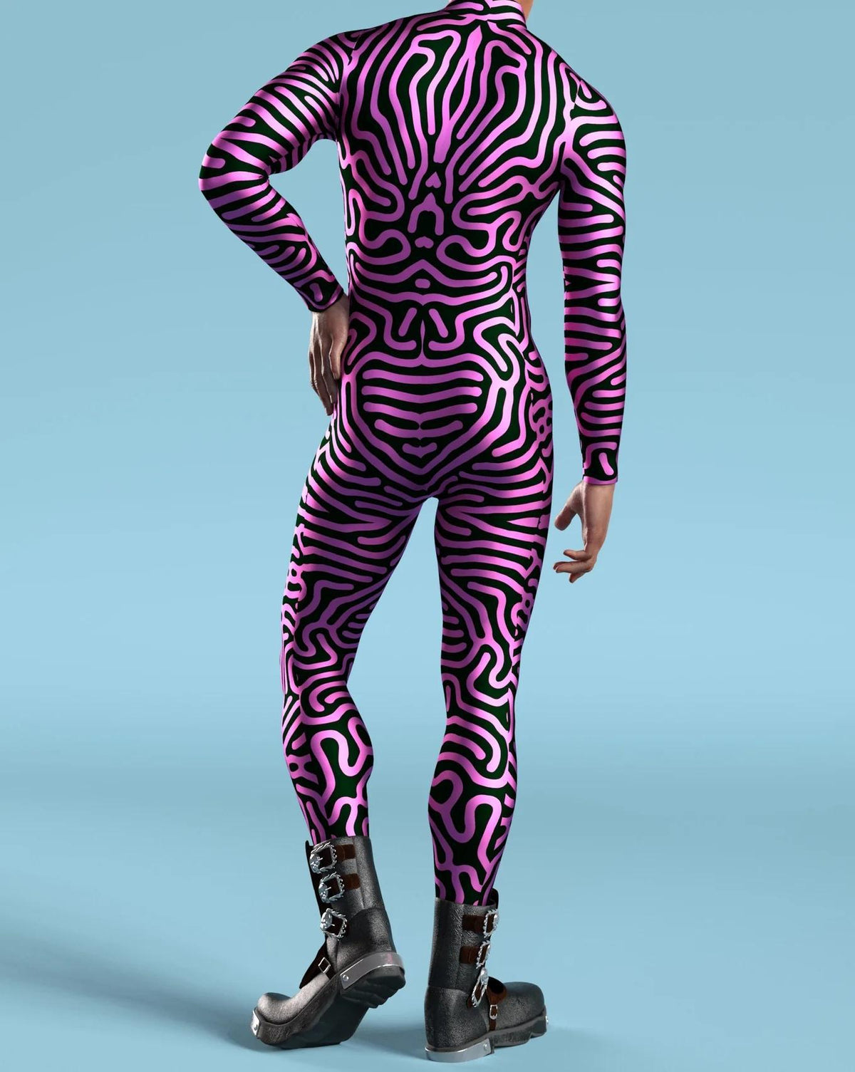 Tights 3D Digital Printing Cosplay One-piece Play Costume — scale reference