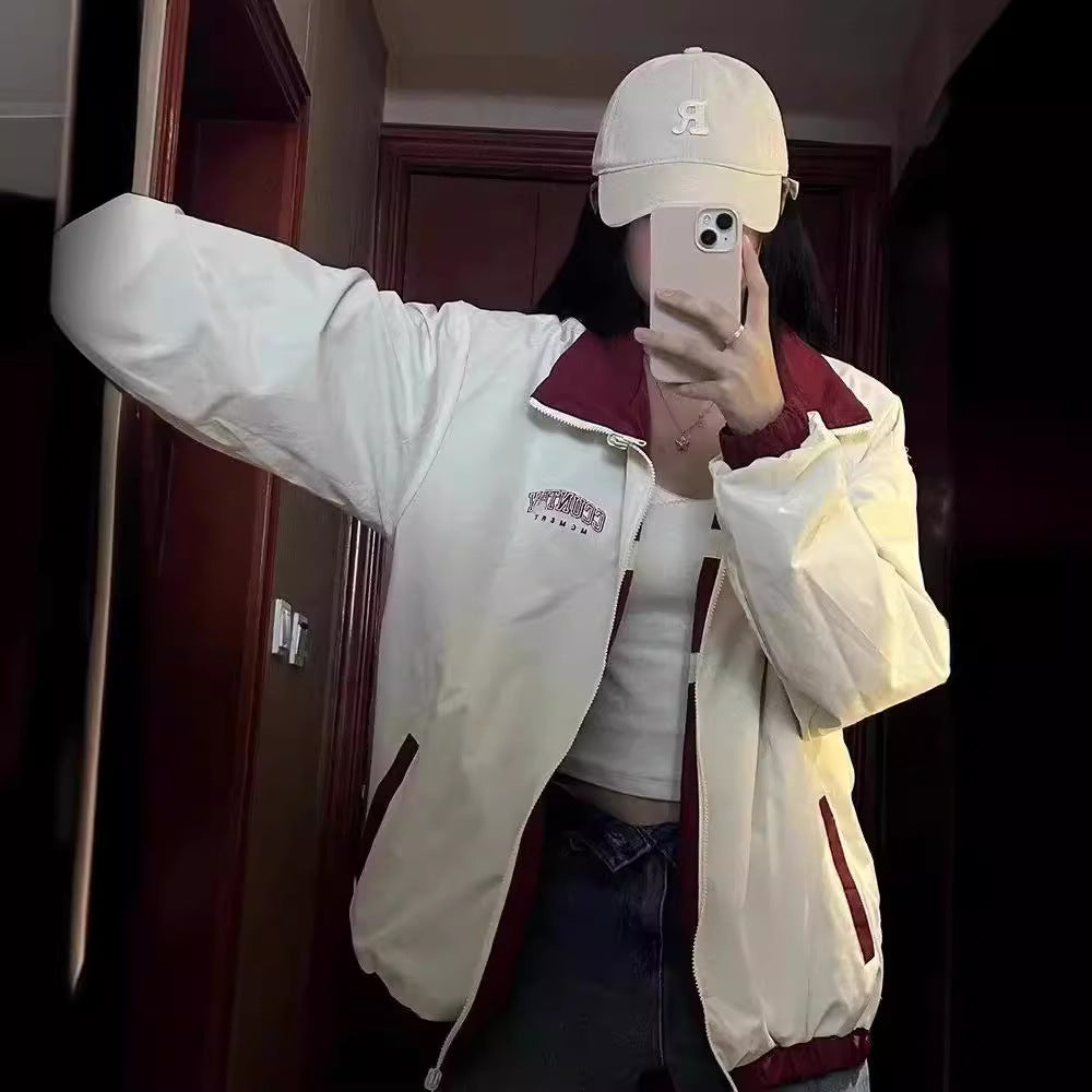 Harajuku Style Korean Fashion Loose Jacket — side view