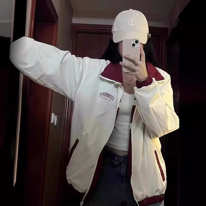 Harajuku Style Korean Fashion Loose Jacket — side view