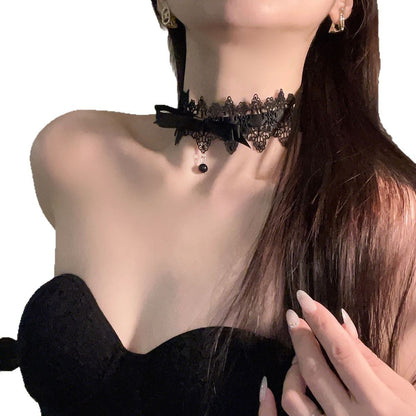 Lolita Gothic Style Dark Girl Bow Lace | Magic Stories