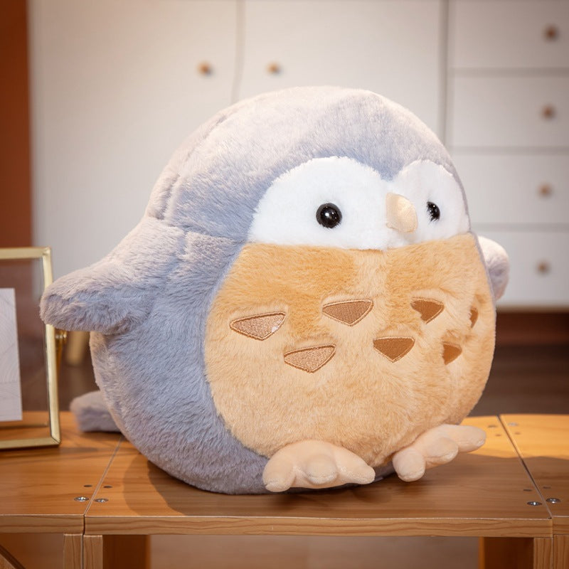 Cute Round Owl Doll Plush Toy Gift | Magic Stories
