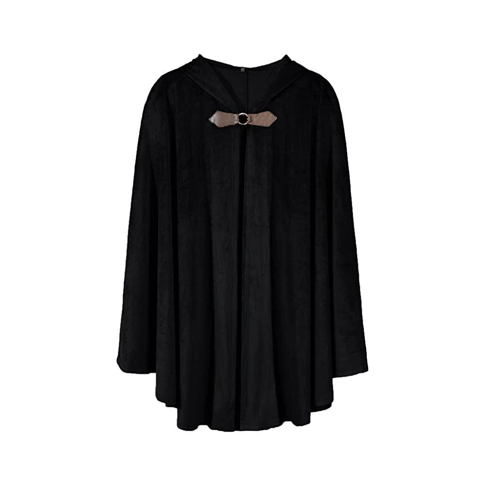 Medieval Suede Leather Cloak Halloween Retro | Magic Stories
