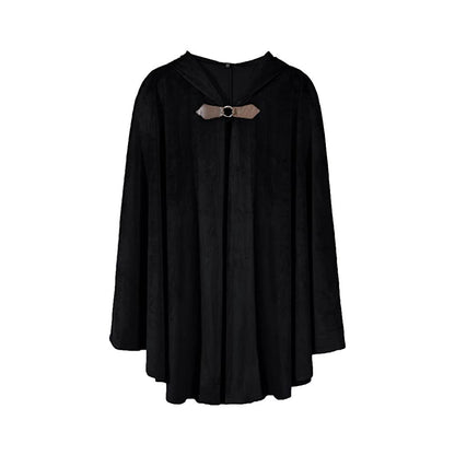 Medieval Suede Leather Cloak Halloween Retro | Magic Stories