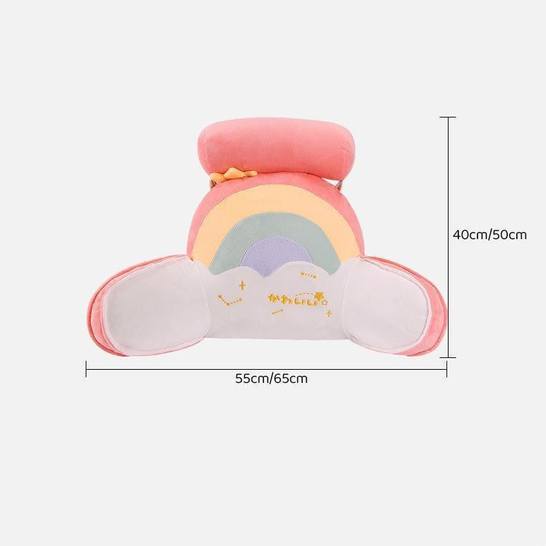 Office Rainbow Waist Pillow Plush Toy | Magic Stories