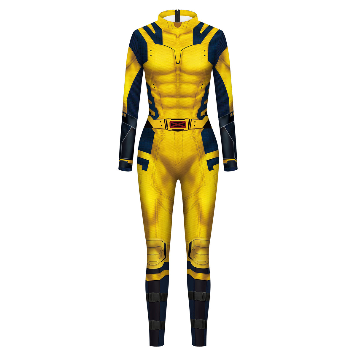 Foreign Trade Explosions Halloween Movie Cos Clothing Wolverine Costume Play Clothing Printed Jumpsuit — side view