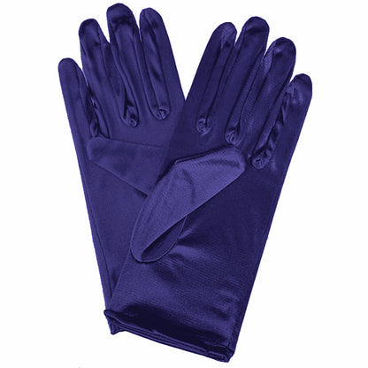 Bridal Wedding Gloves Short Satin Dress | Magic Stories