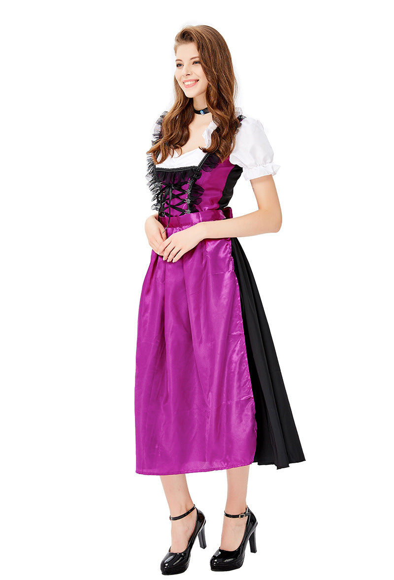 Body-shaping Performance Costume Maid Costume — back view