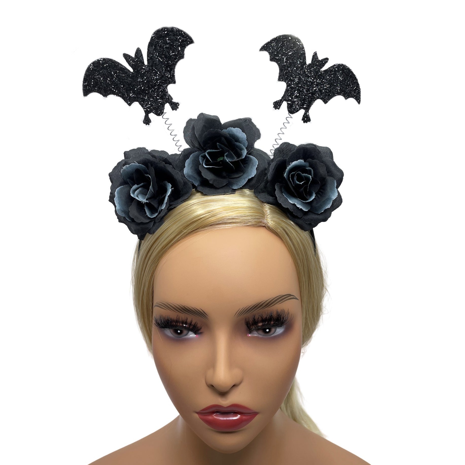 Halloween Elf Pumpkin Devil Horn Headband Funny Cute Headband — detail