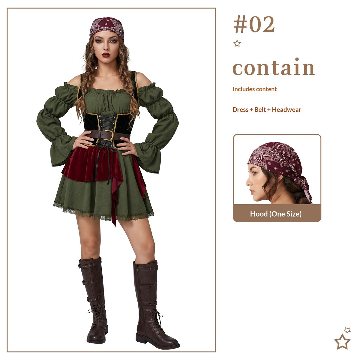 Halloween Costume Vintage Womens Performance | Magic Stories
