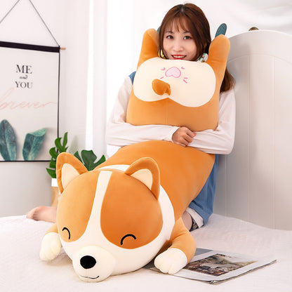 Lying Corgi Plush Toy Cute Doll Pillow | Magic Stories