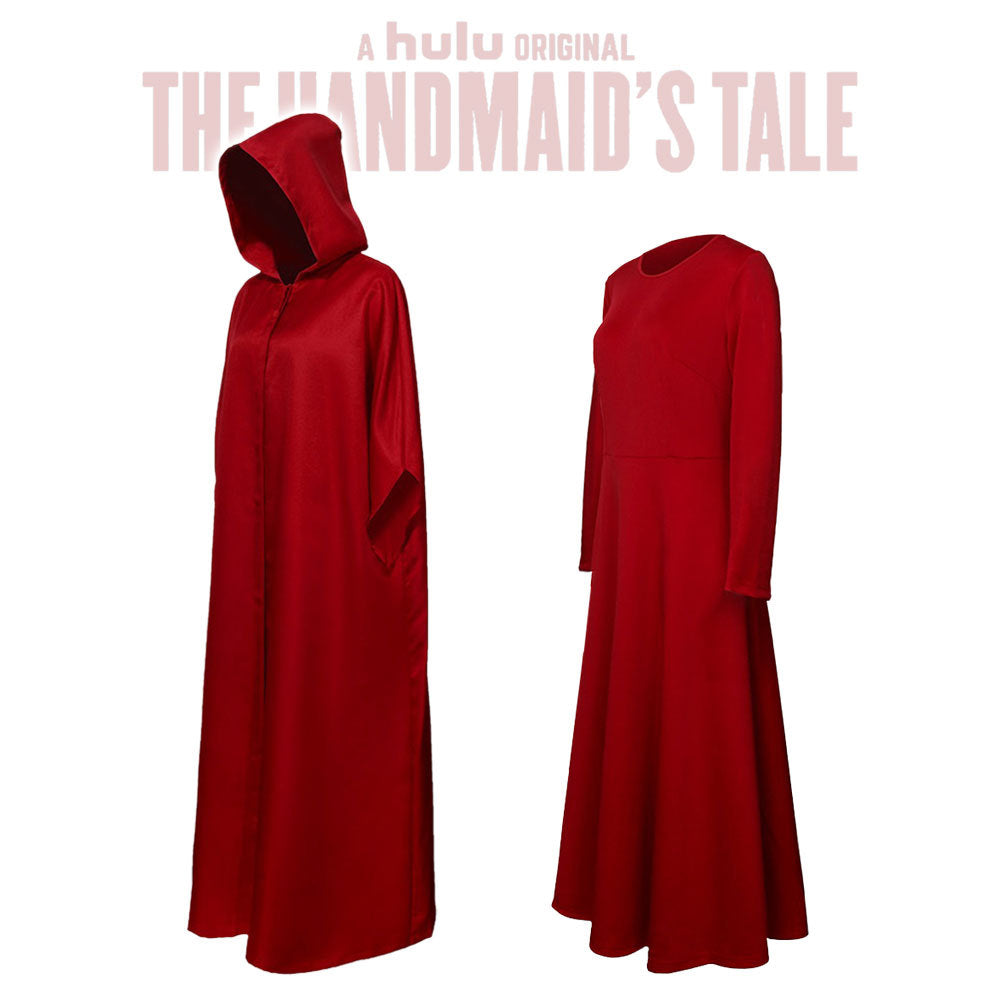 Offred Halloween Cosplay Costume — back view