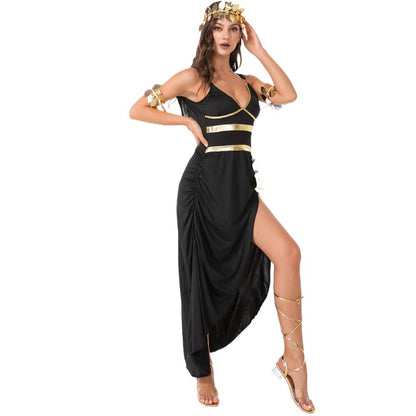 Halloween Cleopatra Costume Black Evening | Magic Stories