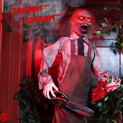 5.7ft Chainsaw Man Halloween Standing | Magic Stories