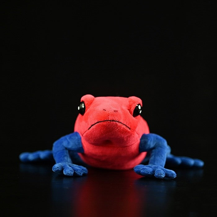 Strawberry Arrow Poison Frog Plush Toy — side view