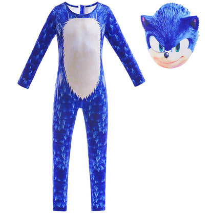 Halloween Children's Costume Anime Character Cosplay Clothes Jumpsuit — in use