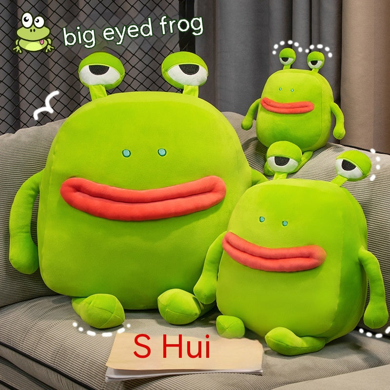 Ugly And Cute Cute Frog Pillow Plush Toy Accompany Toy Doll Sausage Mouth Gu Gugu — packaging