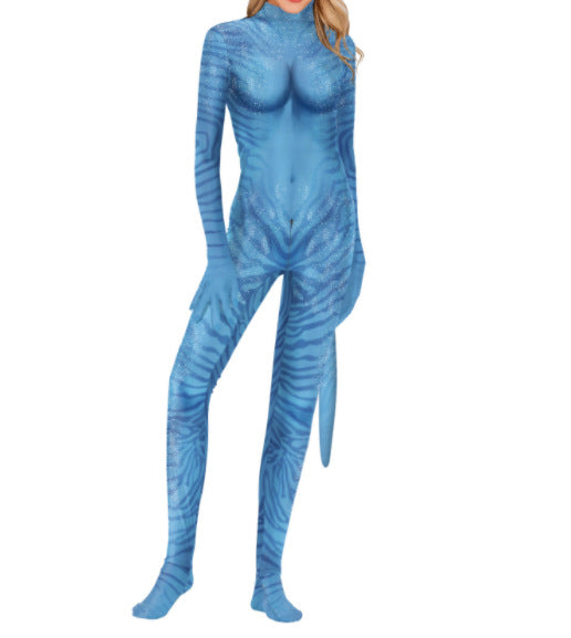 Halloween Anime Cosplay Siamese Slim Fit Clothes — in use