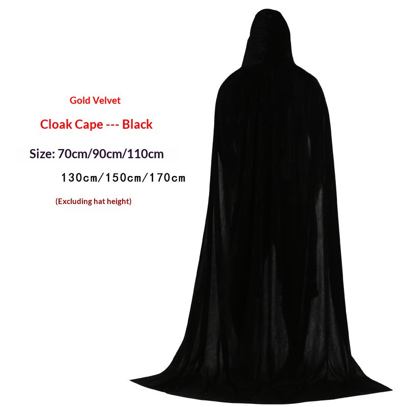 Golden Velvet Wizard Witch Prince Cloak | Magic Stories