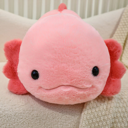 Hexagon Giant Salamander Dinosaur Giant Salamander Cute Plush Doll — back view