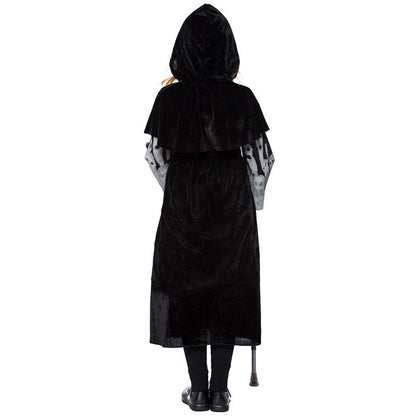 Halloween Witch Children's Clothing Luminous Ghost Demon Dress Horror Witch Vampire Costume — detail