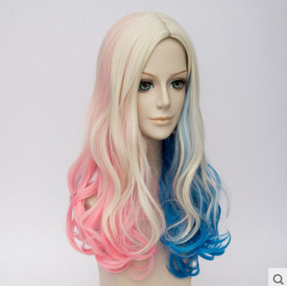 Ladies Fashion Wig Cosplay Long Colorful Head Cover — packaging