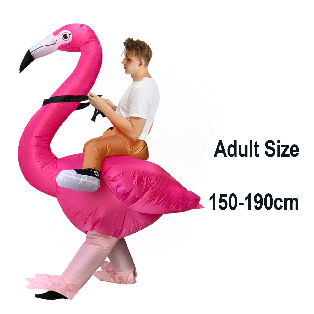 Trump on a Chair Inflatable Costume — back view