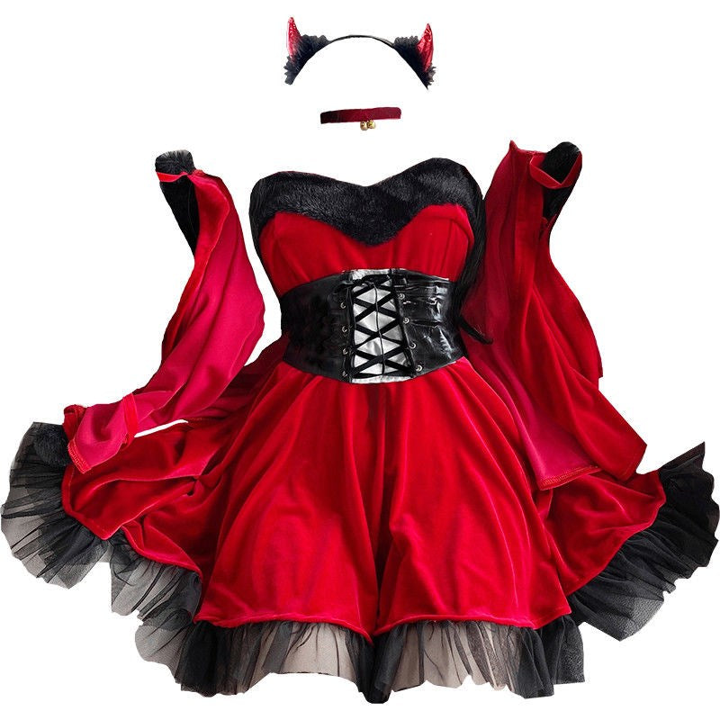 Halloween Theme Costume Witch Tabard — side view