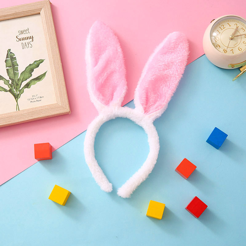 Plush Sequins Rabbit Ears Headband | Magic Stories