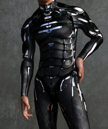 3D Digital Printed Cosplay One-piece Costume — side view