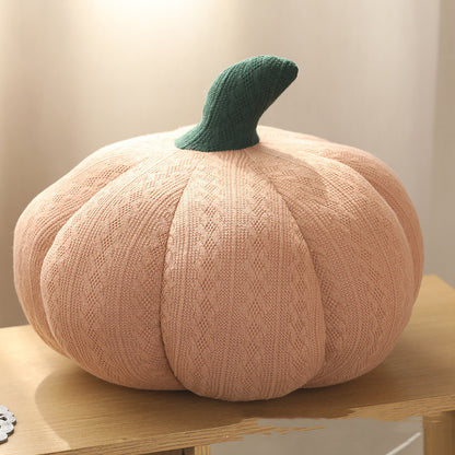 Pumpkin Round Silk Plush Pillow | Magic Stories