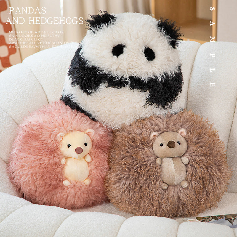 Long Haired Printed Plush DollLong Haired Printed Plush Doll — back view