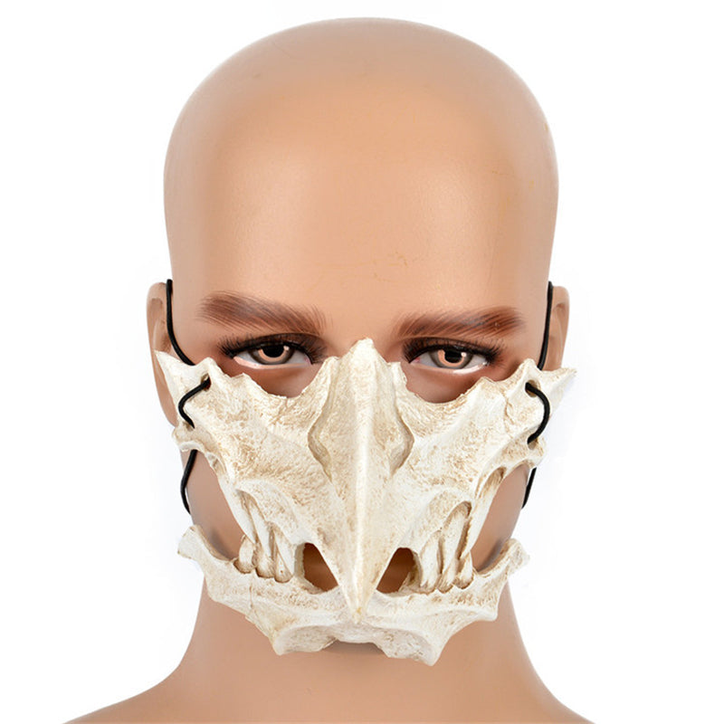 Halloween Japan Two-Dimensional Costume Cosplay Cosplay Mask Dragon — back view