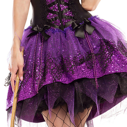 Witch Costume Cosplay Role Costume — back view