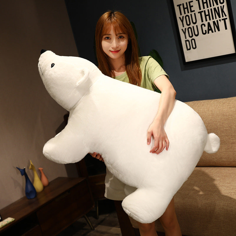 Cute Standing Polar Bear Plush Doll | Magic Stories