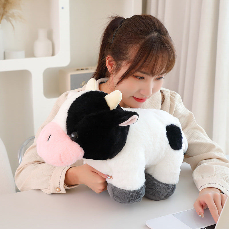 Cute Ranch Cow Doll Plush Toys — detail