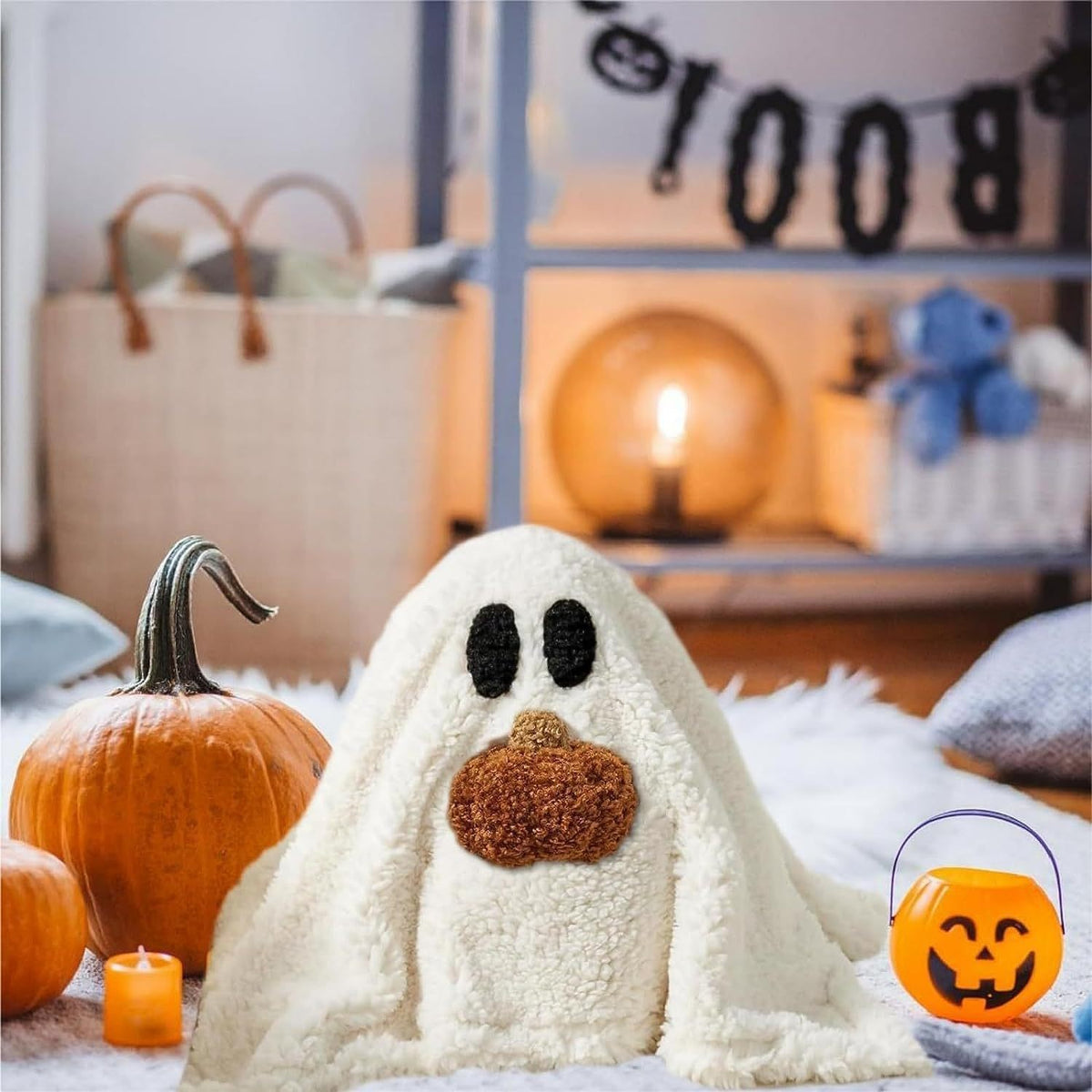 Halloween Ghost Plush Pillow Doll | Magic Stories