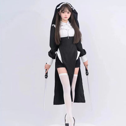 In Stock Nun Cos Tight Clothes Sexy Change | Magic Stories