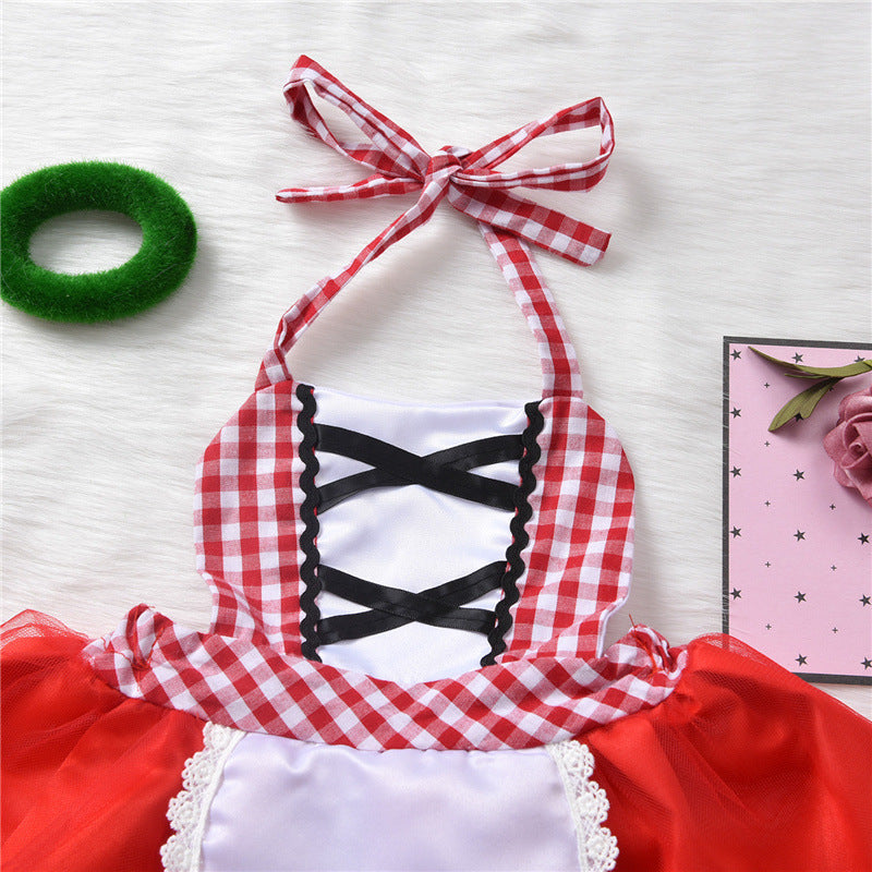 Girls' Cloak Cosplay Party Girl Suit — scale reference