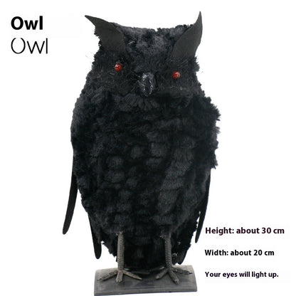 Halloween Decoration Owl Prop Decoration | Magic Stories