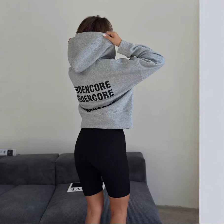 Harajuku Oversized Cropped Letter Print | Magic Stories