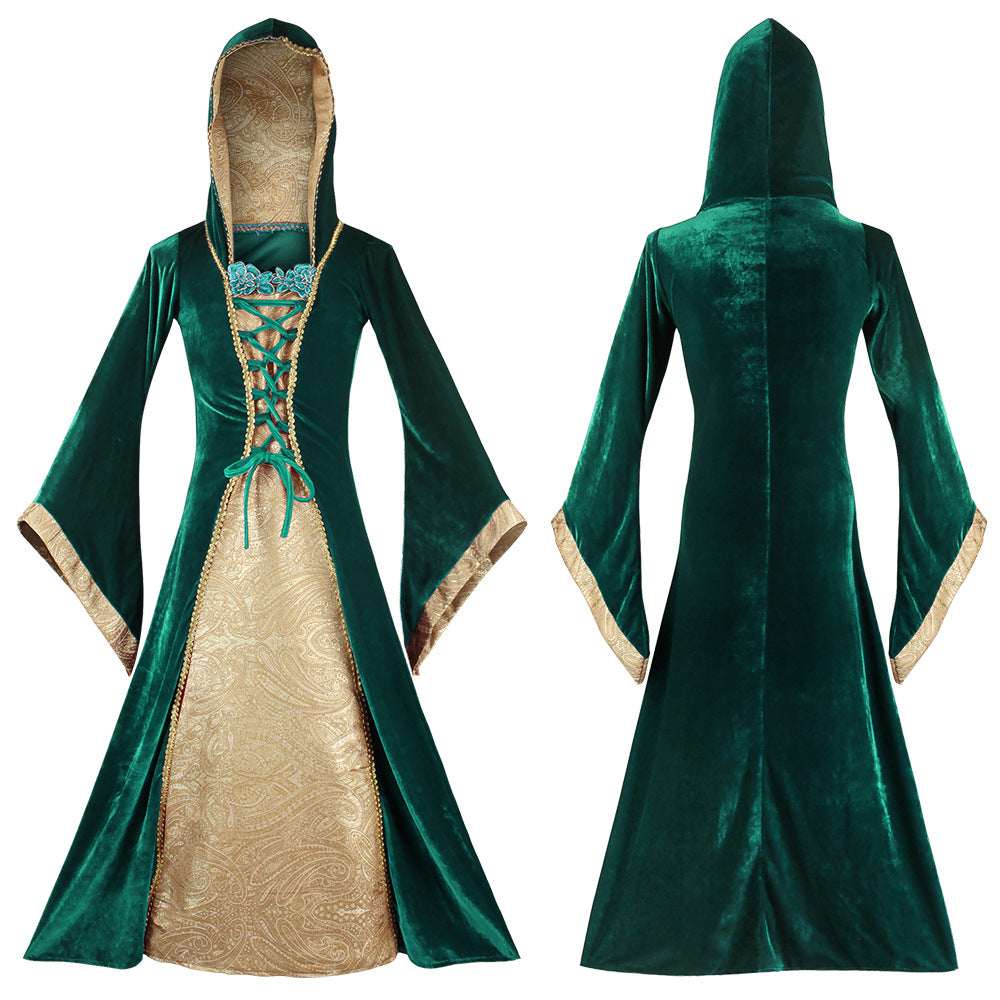 Halloween Cosplay Costume European Retro Court Gown — packaging