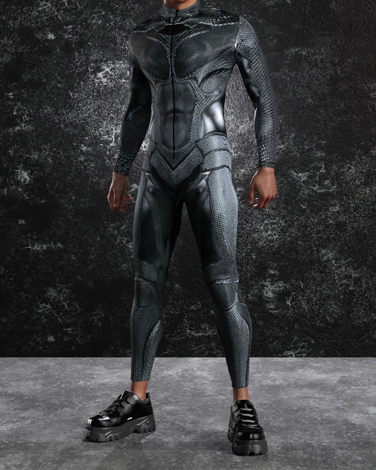Halloween Tights 3D Digital Printing Cosplay One-piece Play Costume — Designs VV329, VV340, VV341 & More — back view