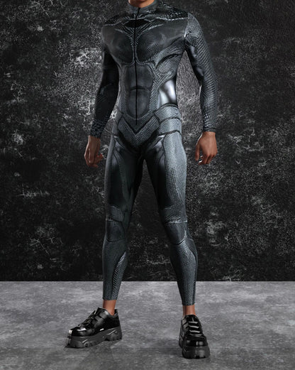 Halloween Tights 3D Digital Printing Cosplay One-piece Play Costume — back view
