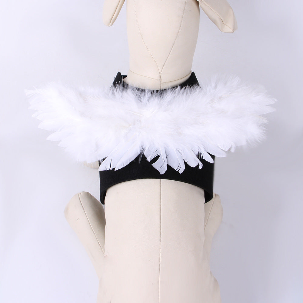 Halloween Angel Wings Pet's Chest-back Dog Pet Costume — detail